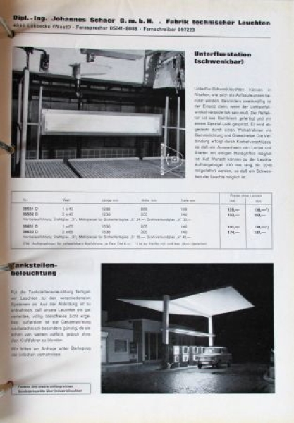 NSU Motorenwerke "Werkstatt-Foerderung" 1964 Advertising-File Factorydesign (6297)